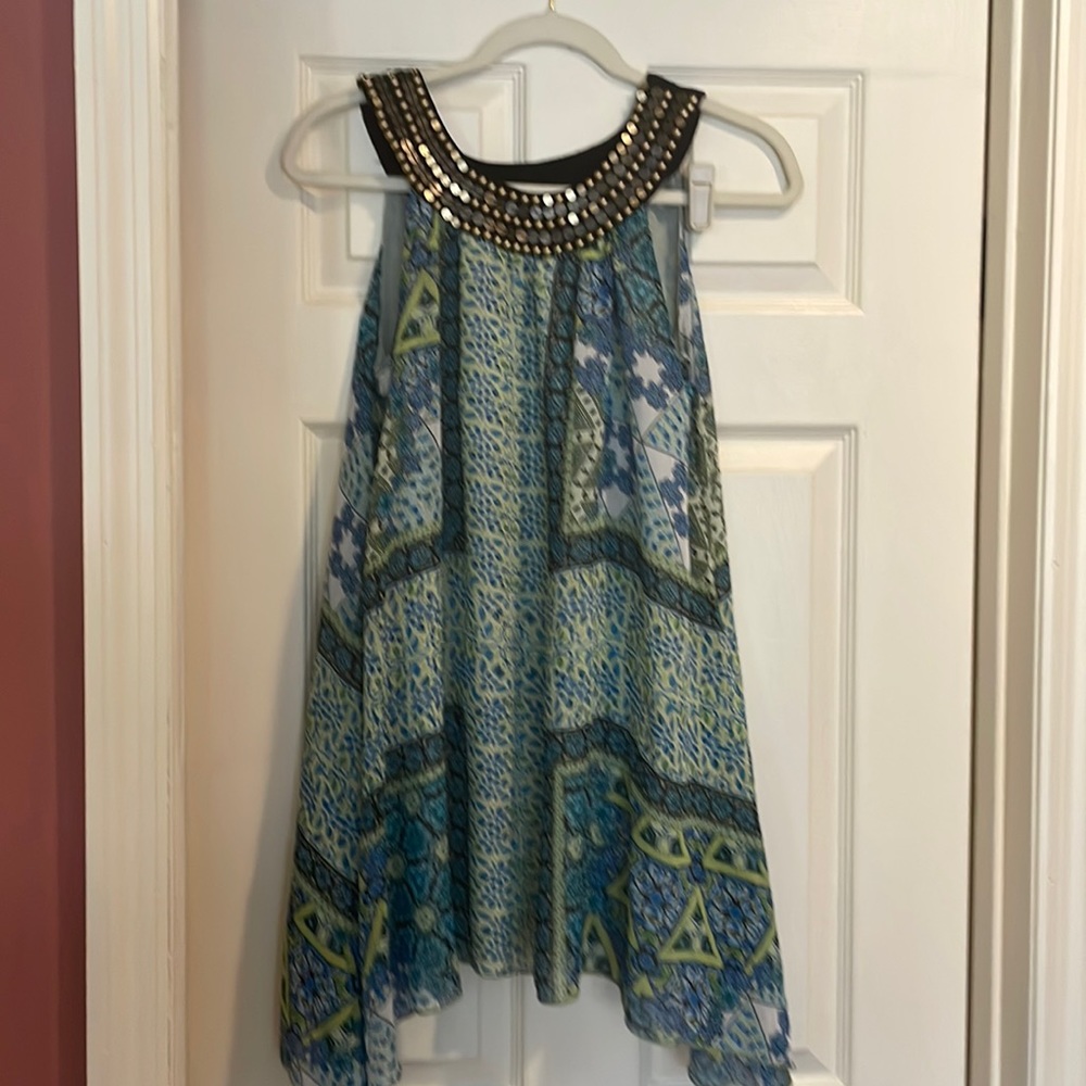 Dress by Uniform JPR Juniors size small blue/green multi print